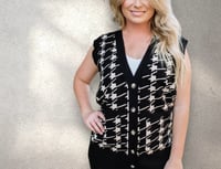 Houndstooth Vest