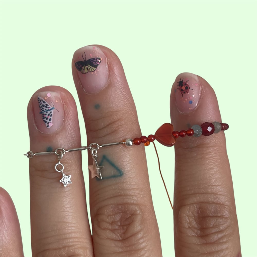 Image of Heart and stars bracelet