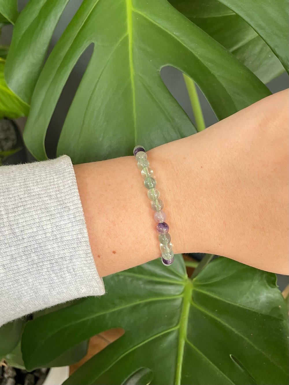 fluorite crystal bracelet! 