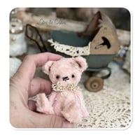 Image 3 of Custom order for Doreen - pink  and white handmade teddy bears