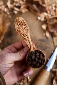 Image 4 of Wild Flower-Coffee Scoop 