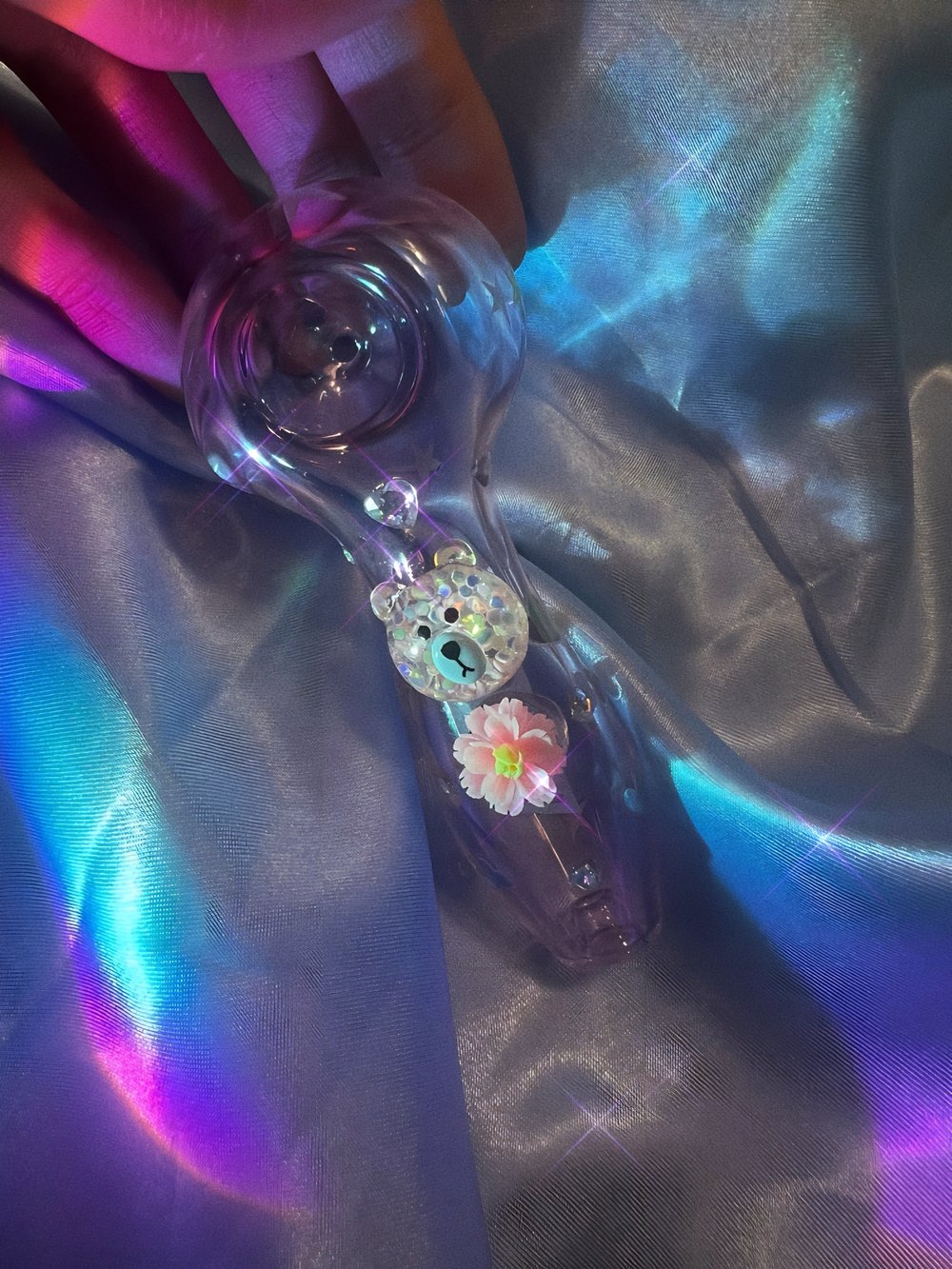 Sparkle Teddy GRAV pipe 💖✨