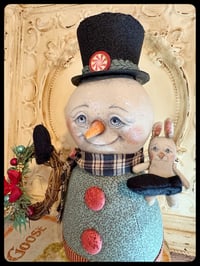 Image 2 of Stanley the Snowman creation Christmas Winter character