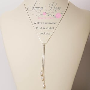 Image of Willow Freshwater Pearl Waterfall necklace