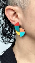 Pendientes Jump Retro círculos