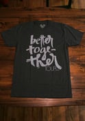 Image of Better Together Tour Tee - Mens Crew Neck (Charcoal)