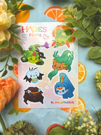 Image 3 of Hades Pride Chibi Sticker Sheets