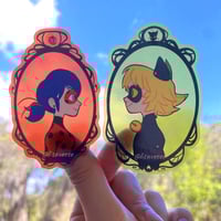 Image 2 of Spots & Claws | Clear Vinyl Stickers 