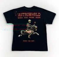 Image 1 of Travis Scott Astroworld Wish You Were Here Tour Tee Sz L