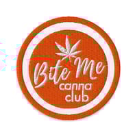 Bite Me Canna Club Embroidered patche