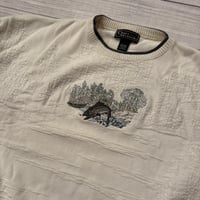 Image 2 of Vintage Leaping Trout Sweater - XXL