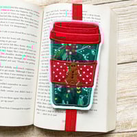 Image 1 of Christmas Coffee Cup Bookmark