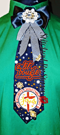 Image 3 of Grace & Glam Holiday Necktie