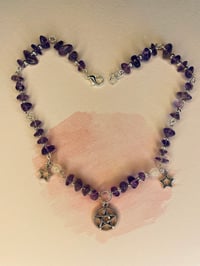 Image 1 of Handmade Amethyst Necklace