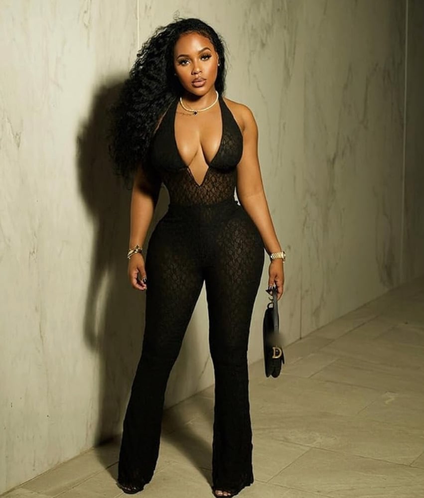 Image of Barbie Lace Romper- Black