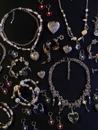 Image 3 of Crystal Heart Necklace