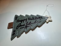 Image 3 of Cowhide Christmas Tree Ornament