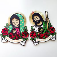 Image 1 of VIRGEN DE GUADALUPE + SAN JUDAS TADEO BUNDLE SVG
