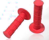 Red waffle grips
