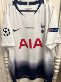 Image 8 of Tottenham Hotspur “SON 7” 2018/19 UCL Final Home Shirt + patches (XL)