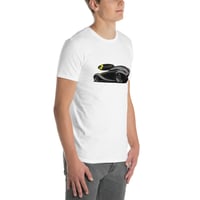 Image 3 of Short-Sleeve Unisex T-Shirt Coupe concept-BLK