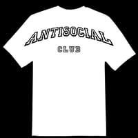 Image 2 of Antisocial Club White