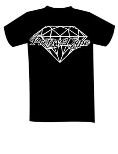Image of Big Diamond Pretty Dope Logo Black T-Shirt