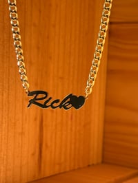 Image 2 of Heart Custom Name Necklace