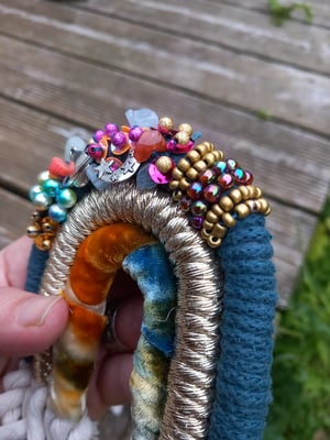 Mini macrame beaded rainbow 2