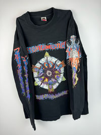 Image 3 of Rare 🗡️ 1995 Brutal truth - Pure Grind Mayhem Japanese Tour long-sleeves
