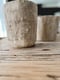 Image of Rustic Wood Vessel- Bleached 