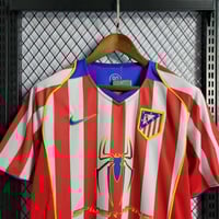 Image 2 of Atletico Madrid Retro 04/05 Home Jersey