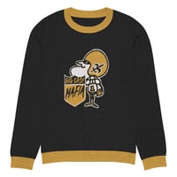 Image 7 of Vintage "Chin Man" Mafia Knitted crew neck sweater