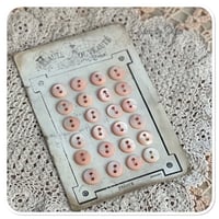 Image 4 of Vintage french Haute Nouveaute pink Button card