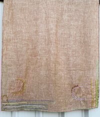 Image 5 of khadi silk scarf -sunset