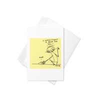 Image 3 of Greeting card FIGHT A BEAR 