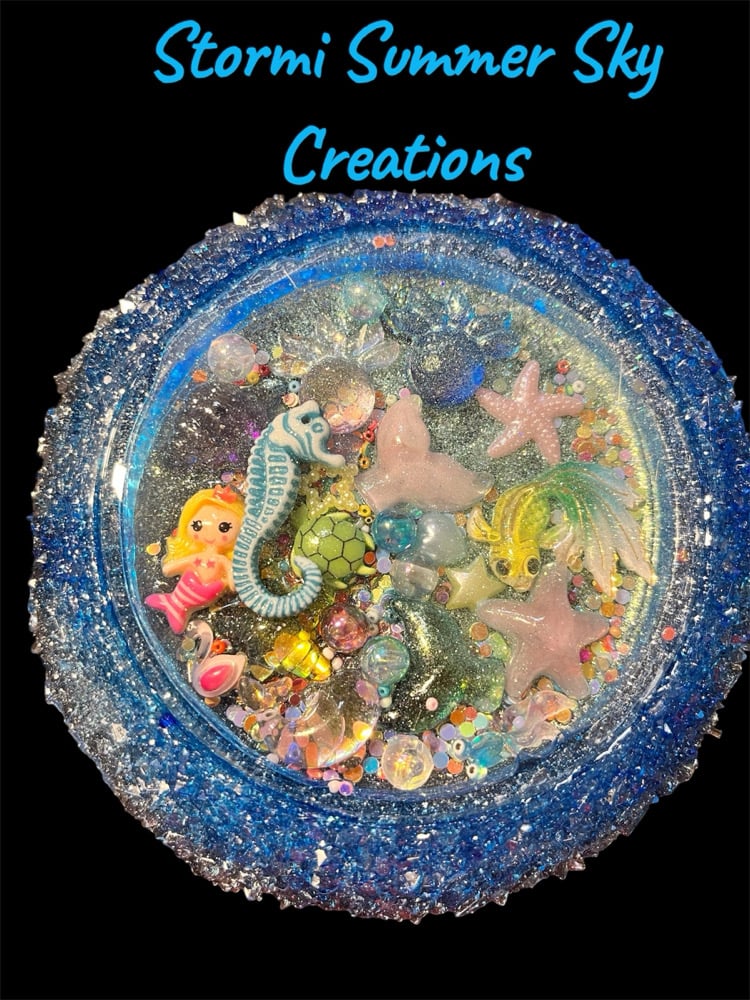 Image of (CLEARENCE )Druzy Edged Shaker