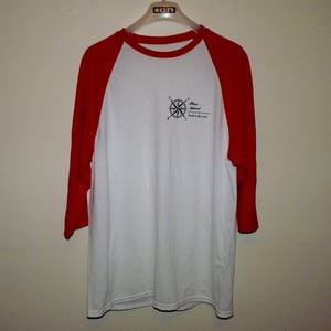 Image of Red 'Back To The Roots' Raglan