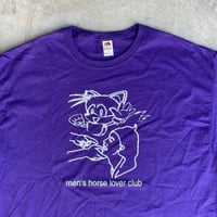 Image 1 of horse lover club purple XL