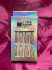 Nails - Long (Pink Hearts)