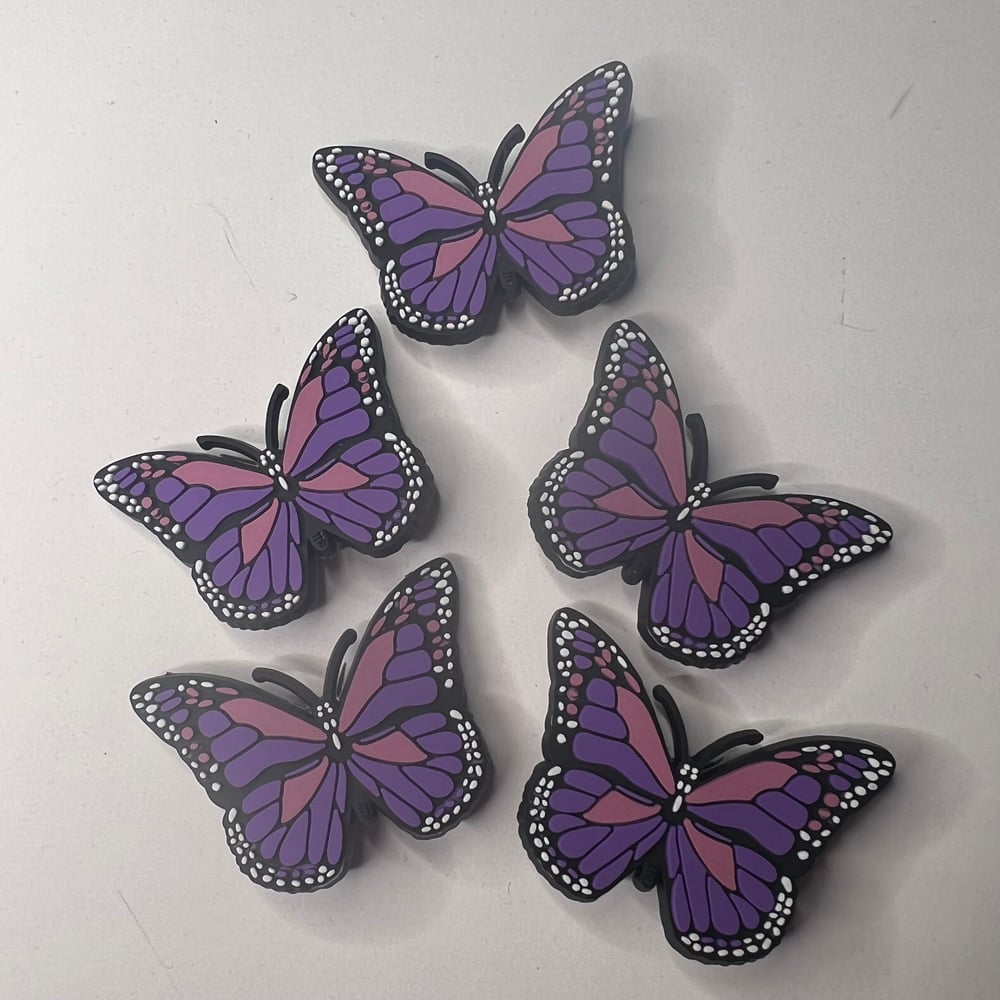 Image of Purple Butterfly Charm