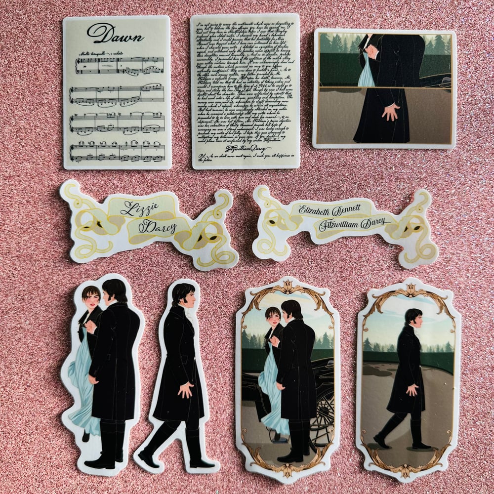 Image of Pride And Prejudice Hand Touch Stickers (#84-92)