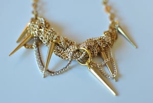 Image of Gold Spike Necklace