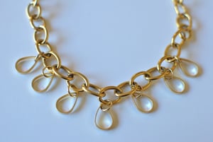 Image of Golden Teardrop Necklace