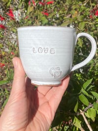 Image 1 of LOVE debossed Mug
