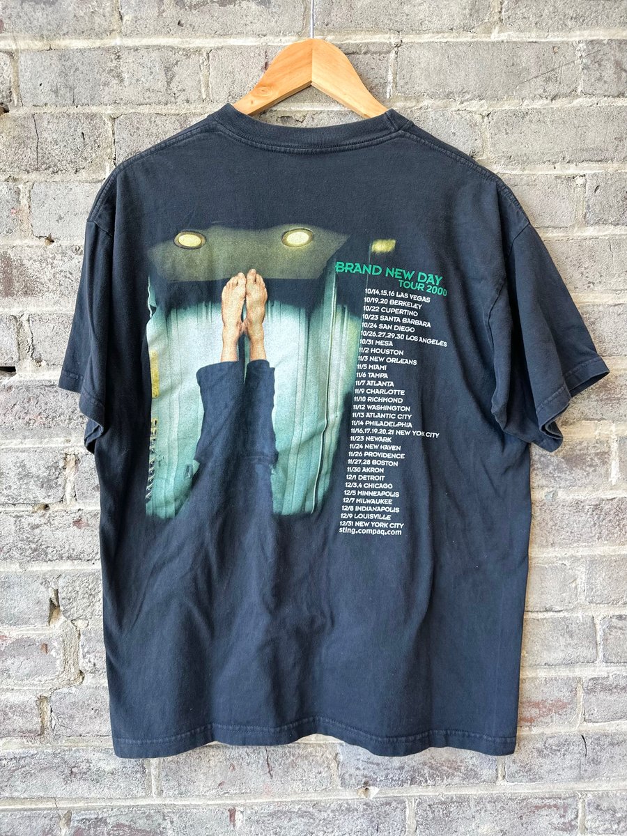 Image of 1999 Vintage “STING - BRAND NEW DAY” TOUR 2000 Concert Tee, SIZE: LARGE