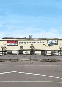 Image 2 of Cooks Hill Surf Club Limited Edition Digital Print