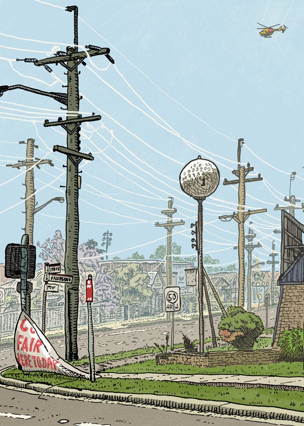 Griffiths Road Limited Edition Digital Print Newcastle Productions