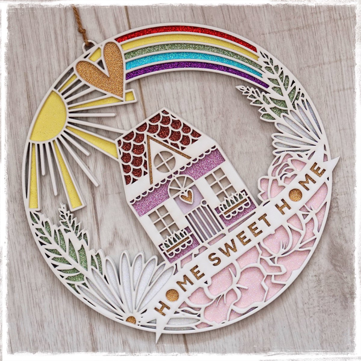 Image of Home Sweet Home Wreath