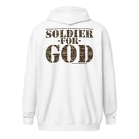 Image 2 of Soldier For God Unisex heavy blend zip hoodie